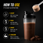 Muscle King Nutrition Whey Protein – Premium Concentrate Protein (Chocolate Flavor) - Image 3