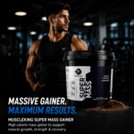 MuscleKing Super Mass Gainer – High Calorie Weight & Muscle Gainer (Chocolate)